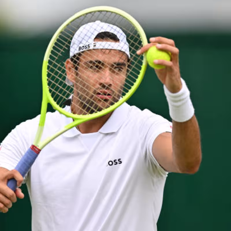 Matteo Berrettini, en Wimbledon 2024. Foto: gettyimages