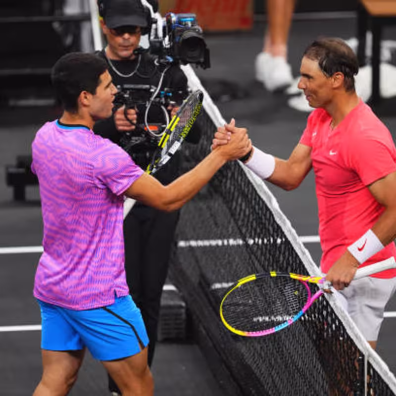 Nadal shows his support for Alcaraz ahead of the Wimbledon final