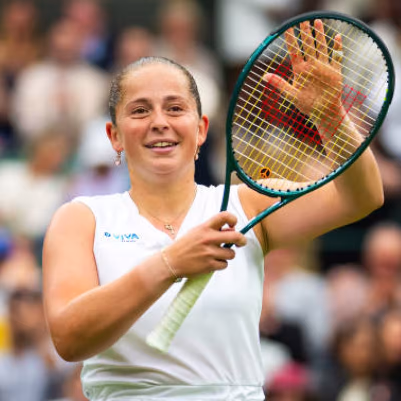 Jelena Ostapenko en Wimbledon 2024. Foto: getty