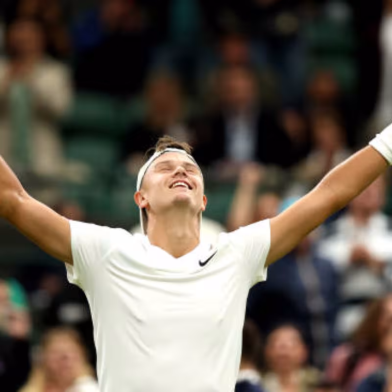 Holger Rune en Wimbledon 2024. Foto: getty