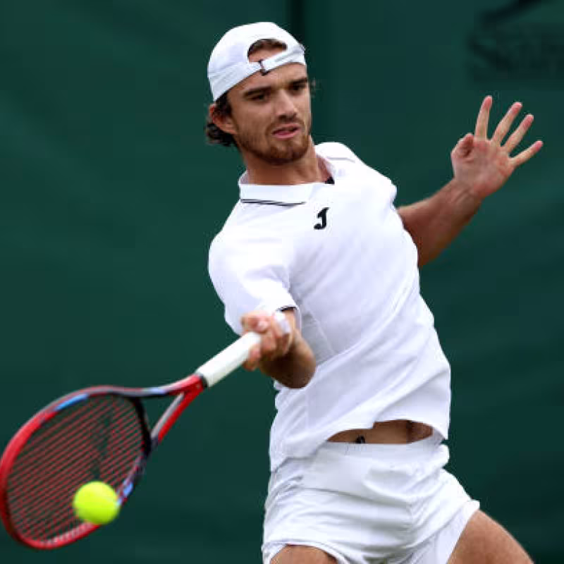 Tomas Machac, en Wimbledon 2024. Foto: gettyimages