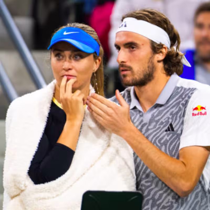 Paula Badosa and Stefanos Tsitsipas will compete in the mixed doubles of the US Open 2024. Source: Getty