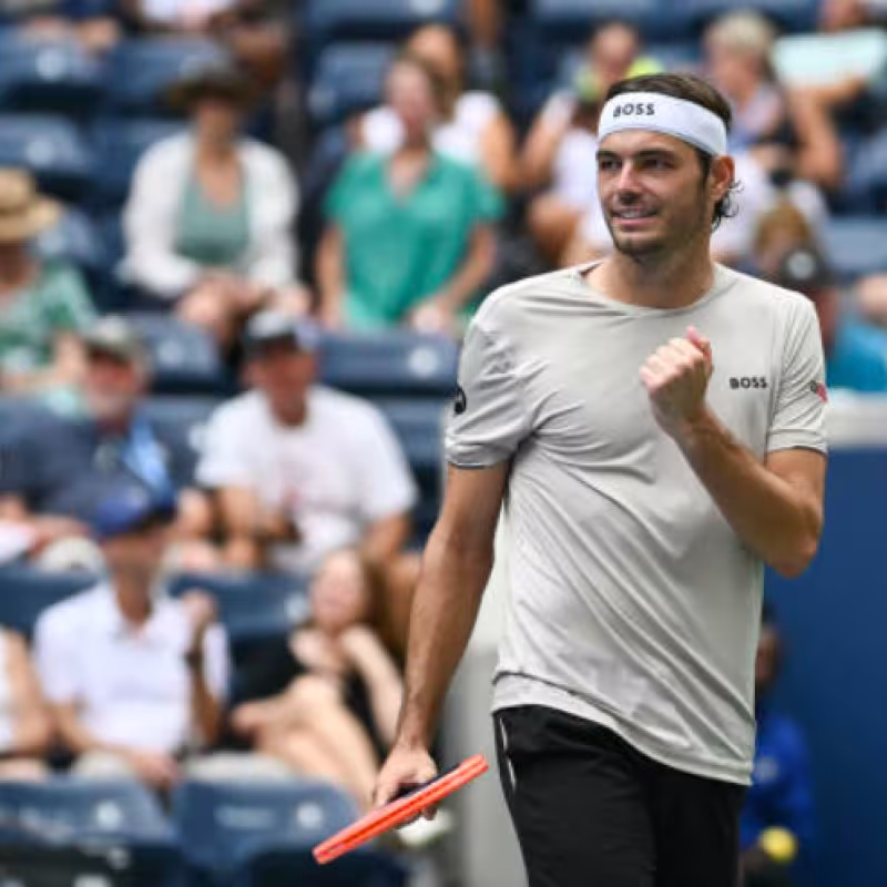 Taylor Fritz debuted with a victory at the US Open 2024. Source: Getty
