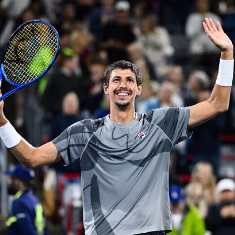 Alexei Popyrin at the ATP in Montreal 2024. Photo: Getty
