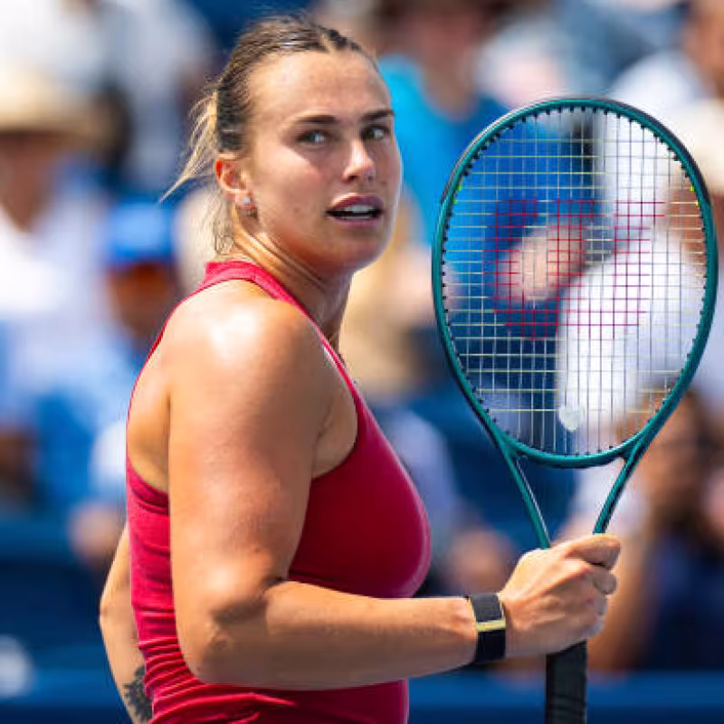 Aryna Sabalenka in Cincinnati 2024. Photo: Getty
