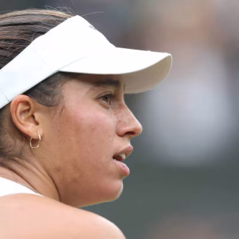 Jessica Bouzas, in her last performance at Wimbledon.