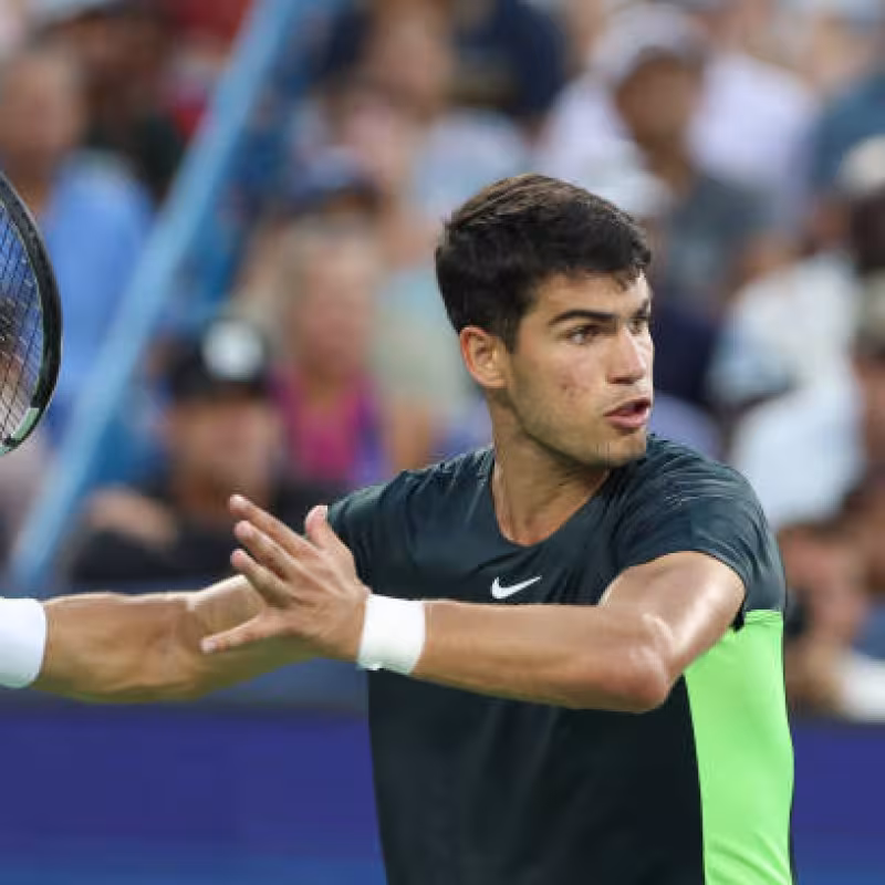 Carlos Alcaraz, analysis of the draw in Cincinnati. Photo: gettyimages