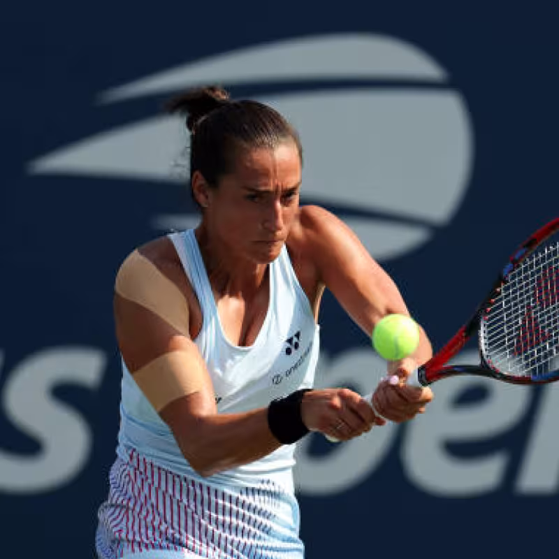 Caroline Garcia at the US Open 2024. Photo: Getty