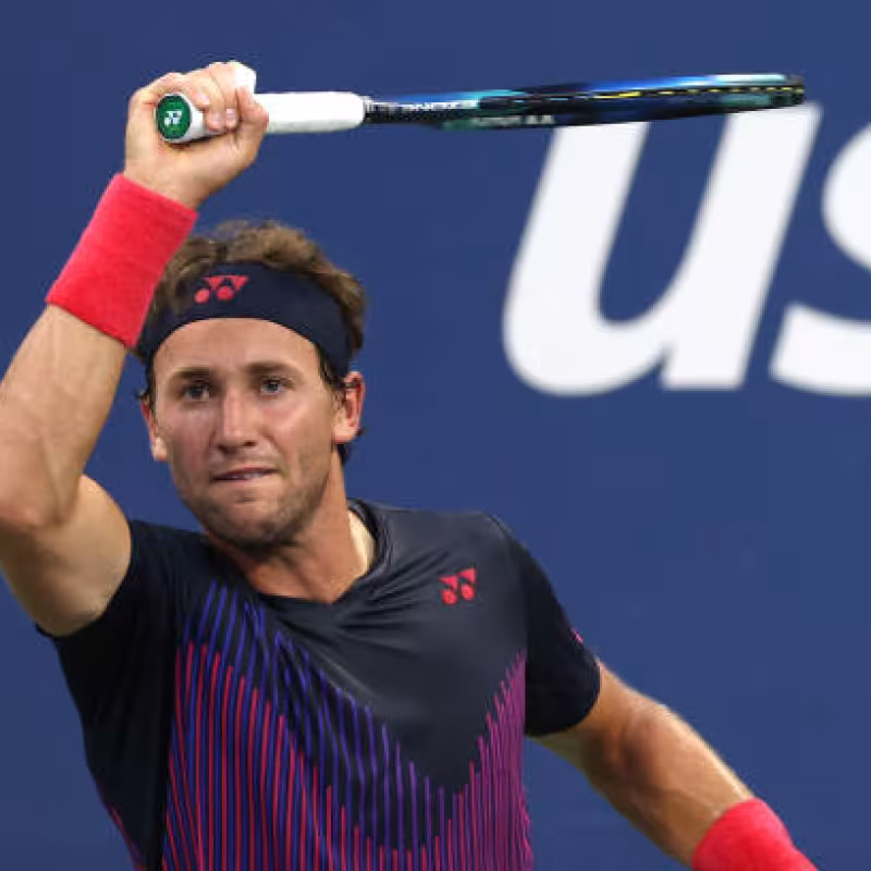 Casper Ruud, Anthological Point and Tribute to Murray. Photo: gettyimages