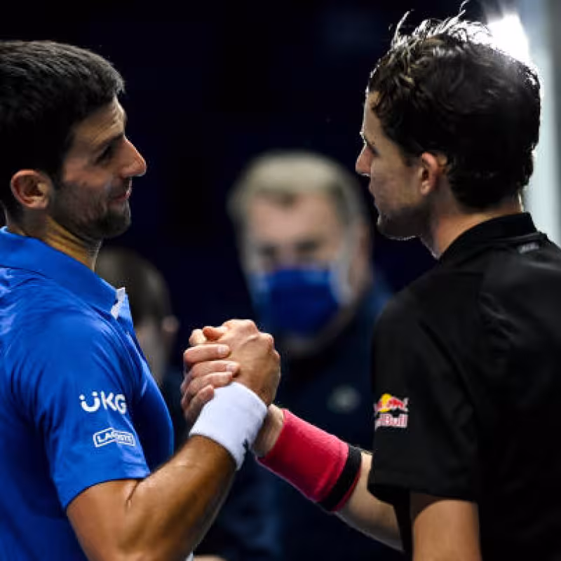 Novak Djokovic, tribute words to Thiem. Photo: gettyimages