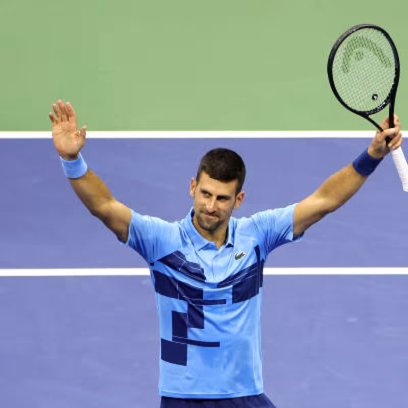 Novak Djokovic, tennis player with the most wins at Arthur Ashe. Photo: gettyimages