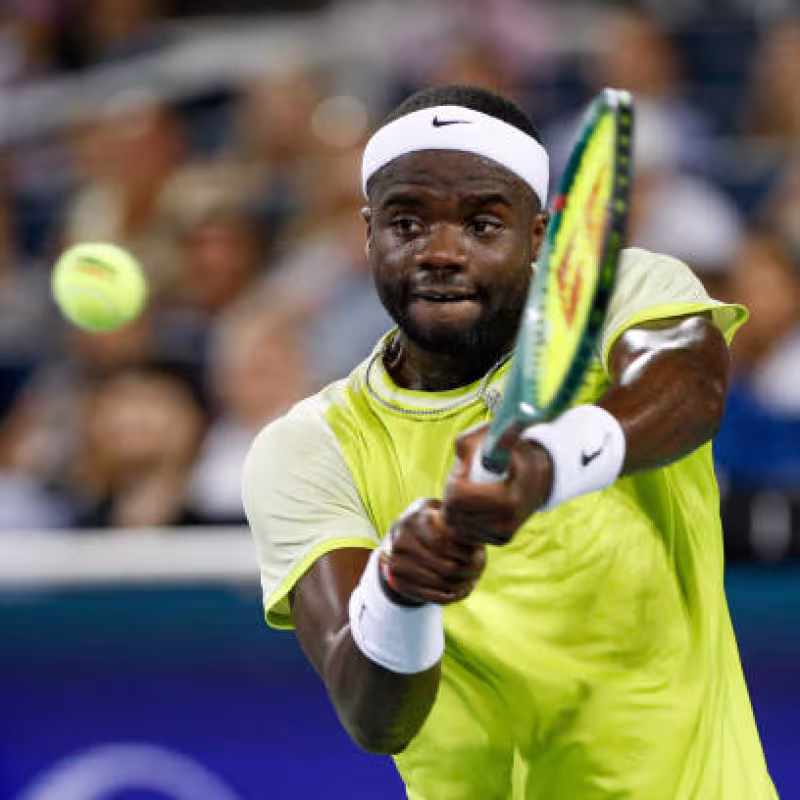 Frances Tiafoe at ATP Cincinnati 2024. Photo: Getty