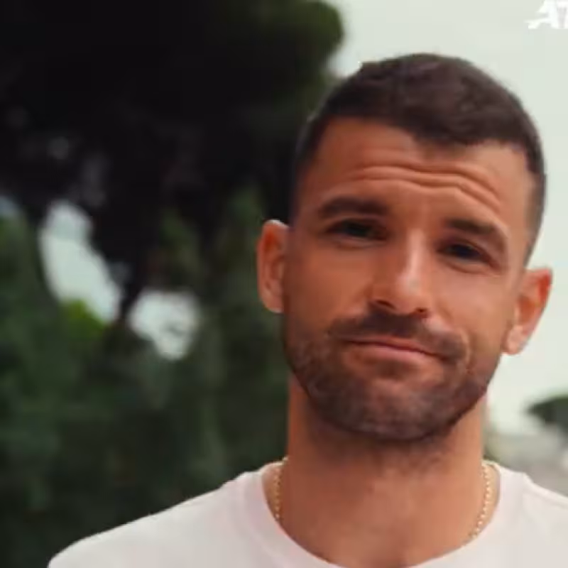 Grigor Dimitrov for the ATP. Photo: @atptour