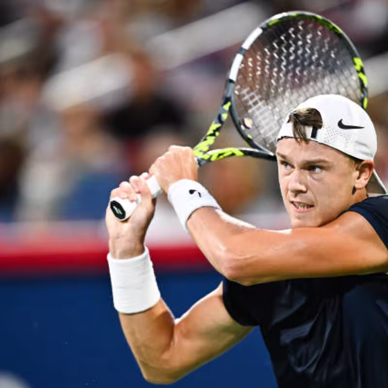 Holger Rune at ATP Montreal 2024. Photo: Getty