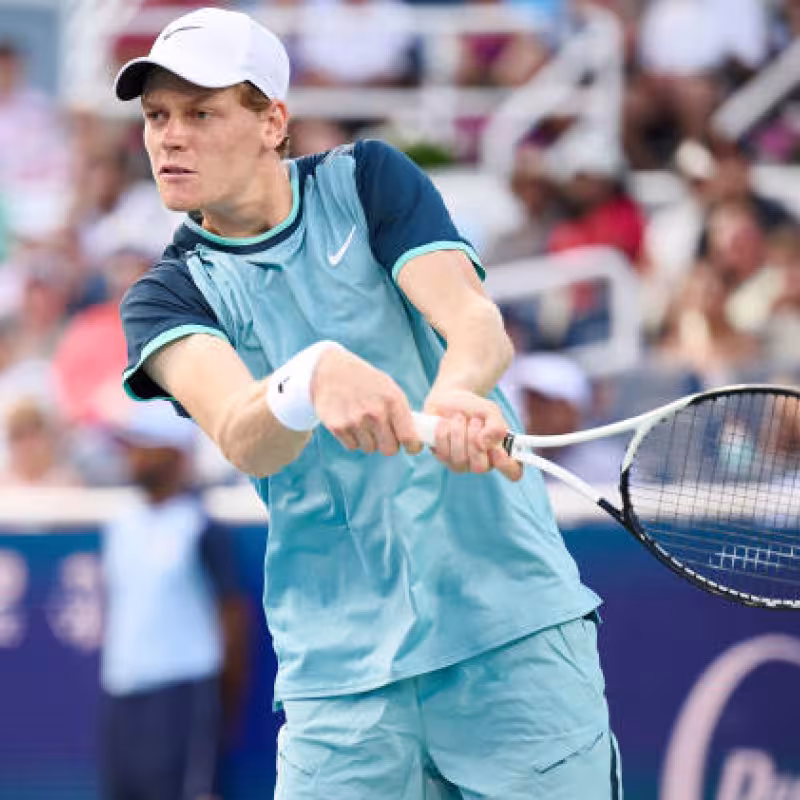 Jannik Sinner, winner at ATP Cincinnati 2024. Photo: Getty