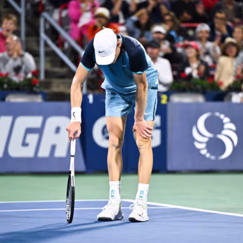 Jannik Sinner, problems in Montreal. Photo: gettyimages