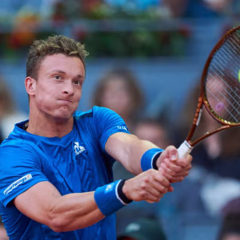 Jiri Lehecka at the Mutua Madrid Open 2024. Photo: getty