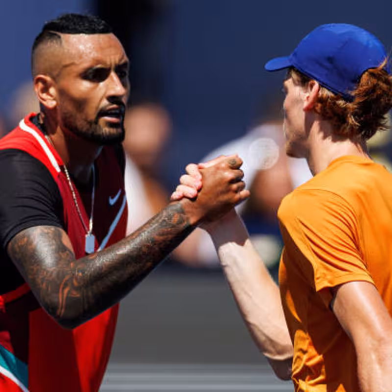 Nick Kyrgios doubts Sinner. Photo: gettyimages.