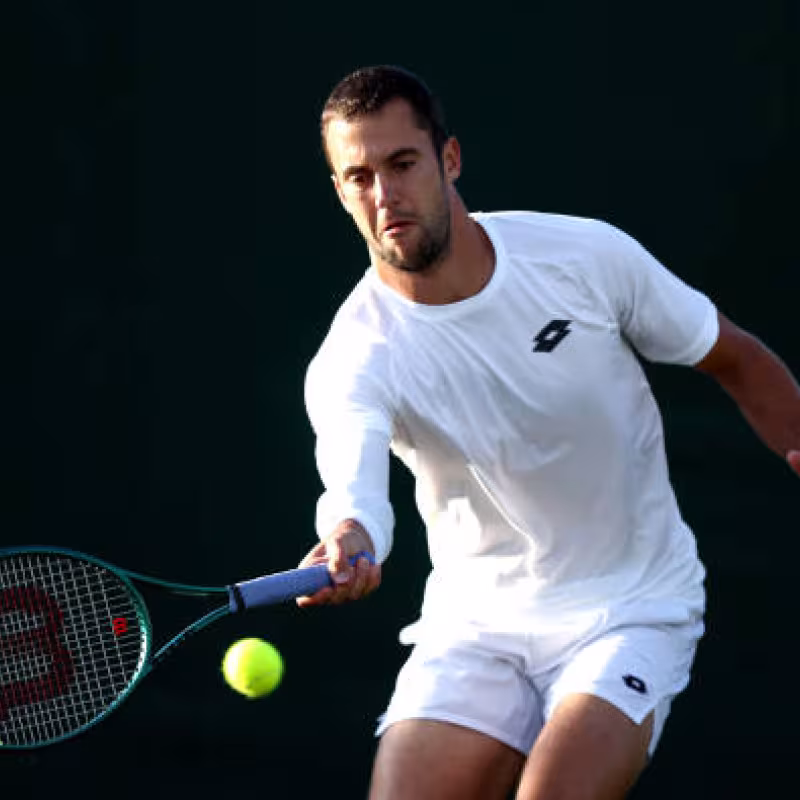 Laslo Djere at the US Open 2024. Photo: Getty