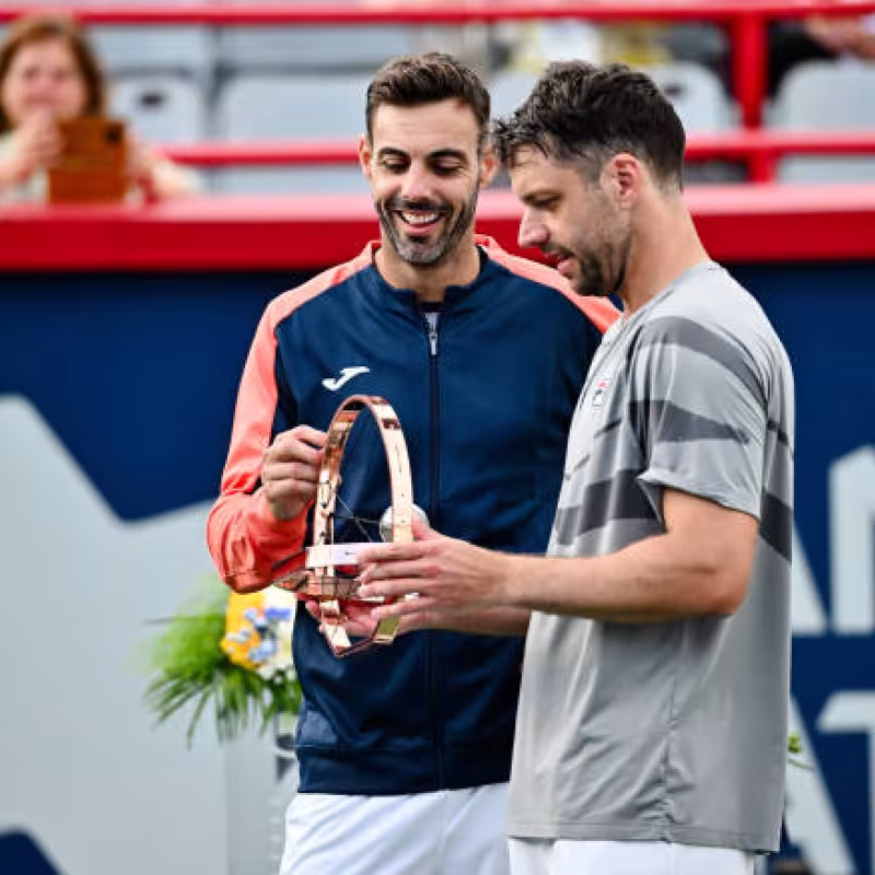 Marcel Granollers and Horacio Zeballos. Photo: Getty