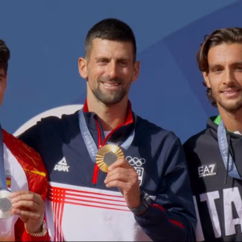 Olympic medalists eliminated from the US Open 2024. Photo: gettyimages