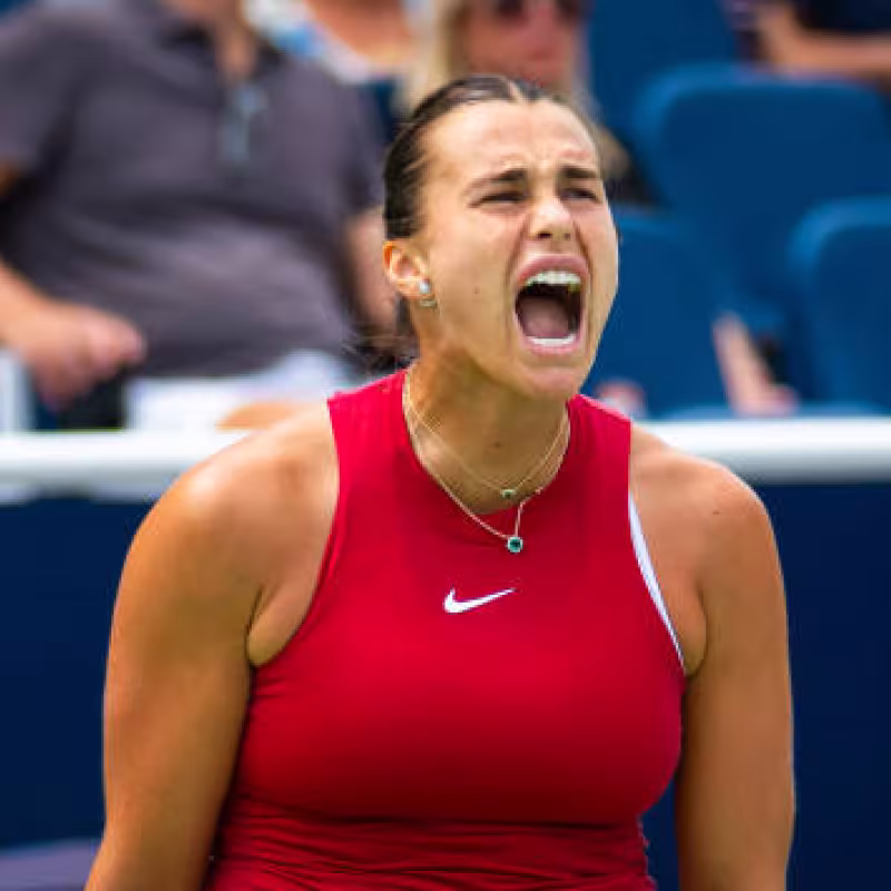 Aryna Sabalenka at Cincinnati 2024. Photo: getty