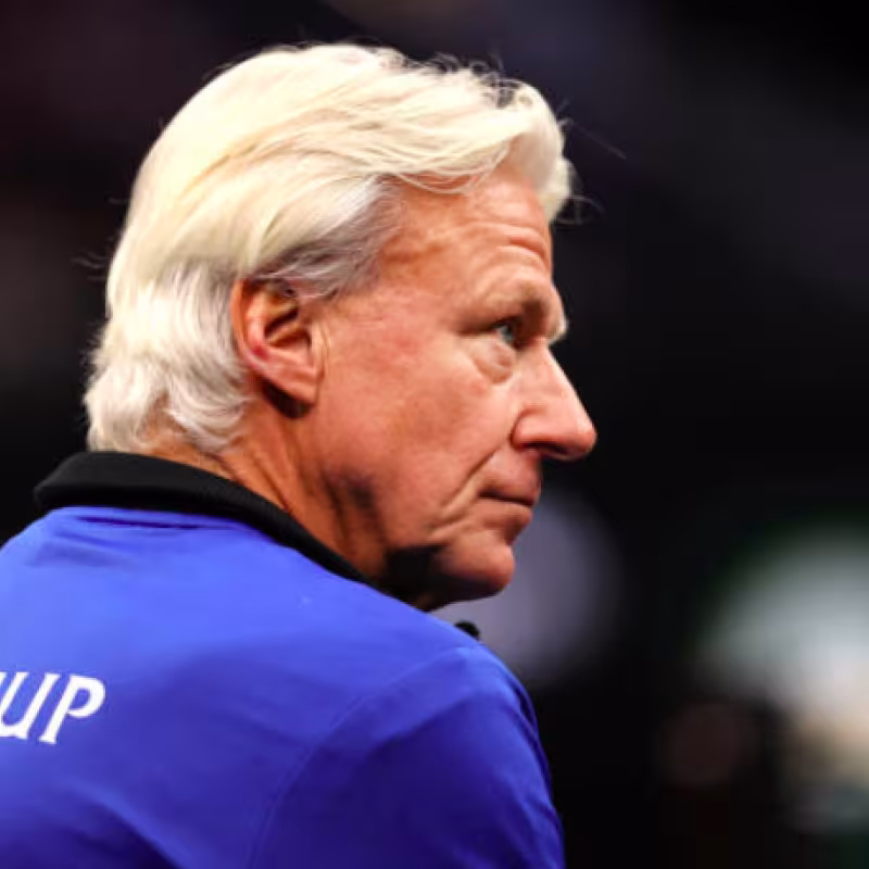 Björn Borg bids farewell as captain of the Laver Cup. Source: Getty