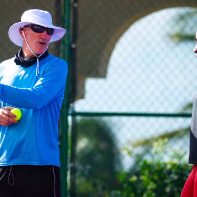 Brad Gilbert and Coco Gauff part ways. Source: Getty