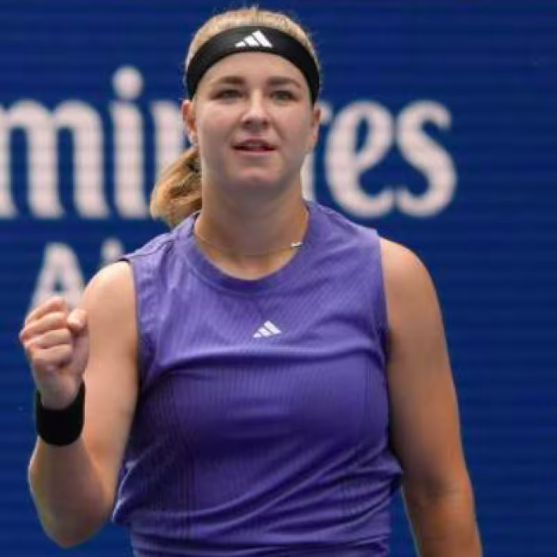 Karolina Muchova, step by step in this US Open 2024. Source: Getty