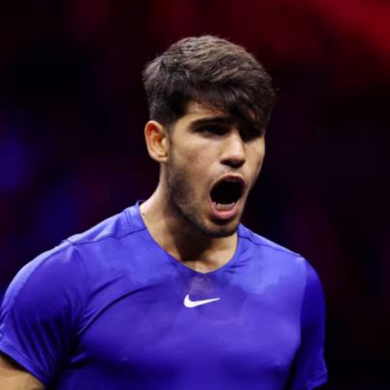 Carlos Alcaraz at the Laver Cup 2024. Photo: Getty