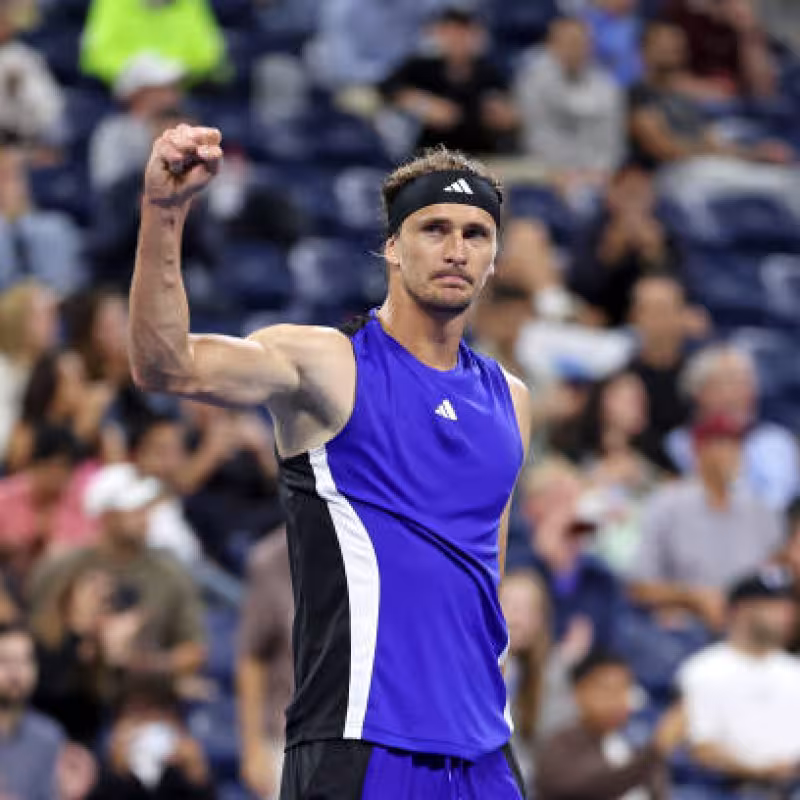 Alexander Zverev at the US Open 2024. Photo: Getty