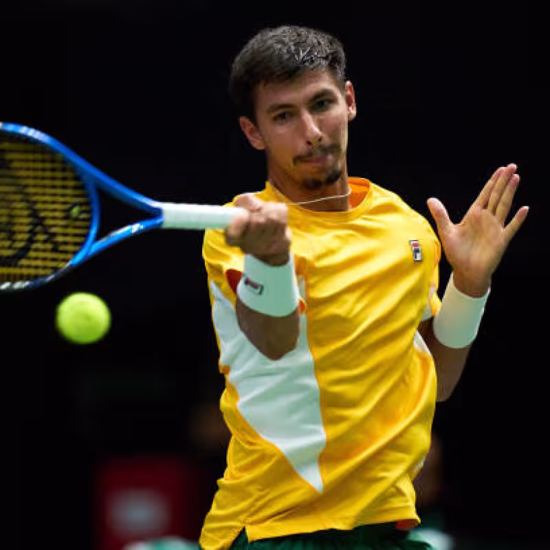 Alexei Popyrin, in Davis Cup 2024. Photo: gettyimages