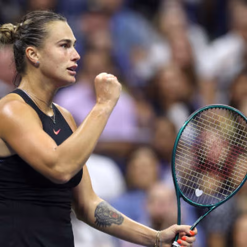 Aryna Sabalenka at the US Open 2024. Photo: Getty