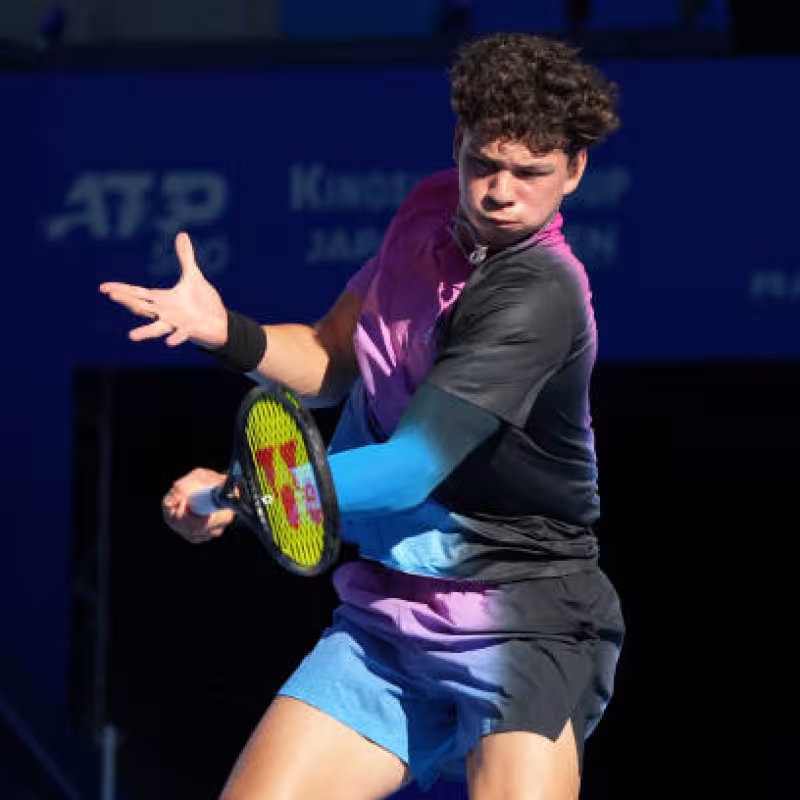 Ben Shelton in Tokyo. Photo: Getty Images