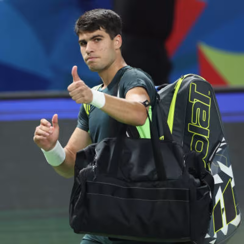 Carlos Alcaraz registered for Shanghai. Photo: gettyimages.