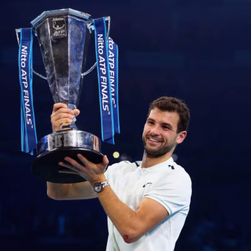 Grigor Dimitrov was already the champion of the ATP Finals in 2017. Source: Getty