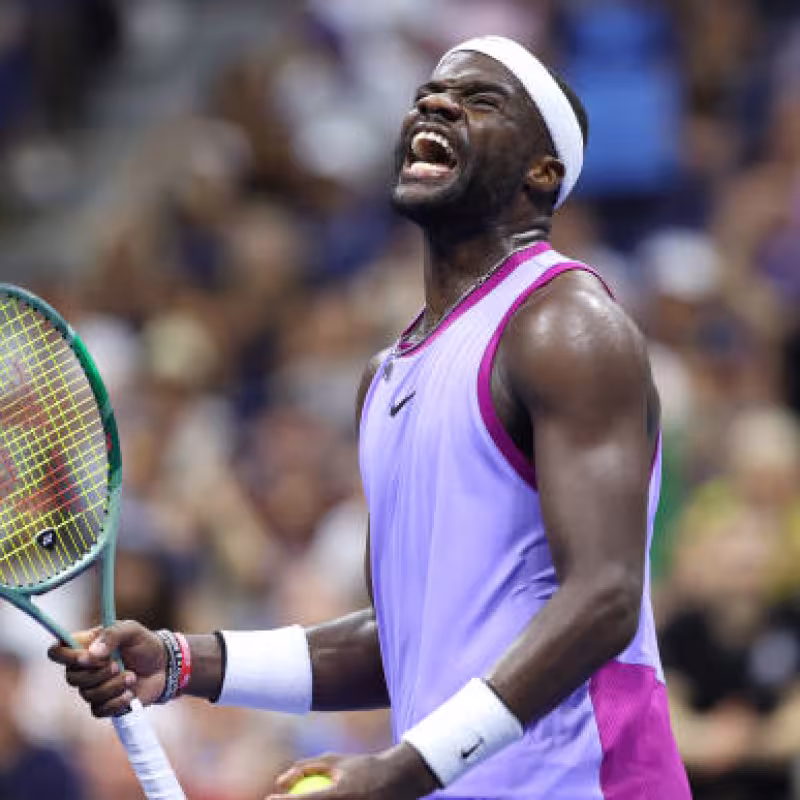 Frances Tiafoe at the US Open 2024. Photo: getty