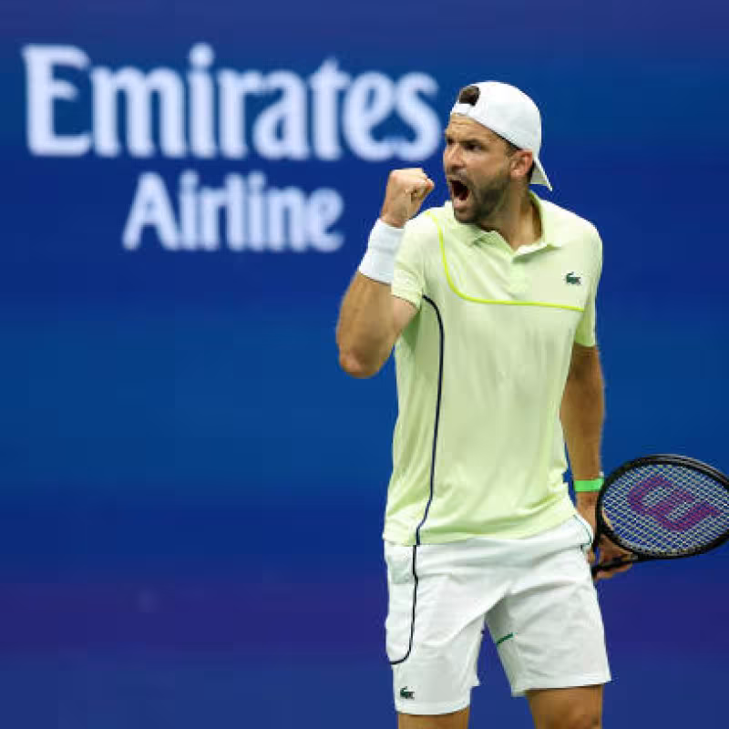 Grigor Dimitrov defeats Rublev at US Open 2024. Photo: gettyimages