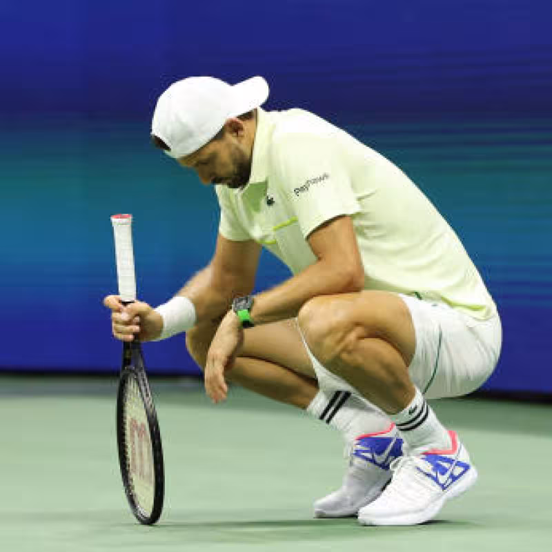 Grigor Dimitrov at the US Open 2024. Photo: Getty