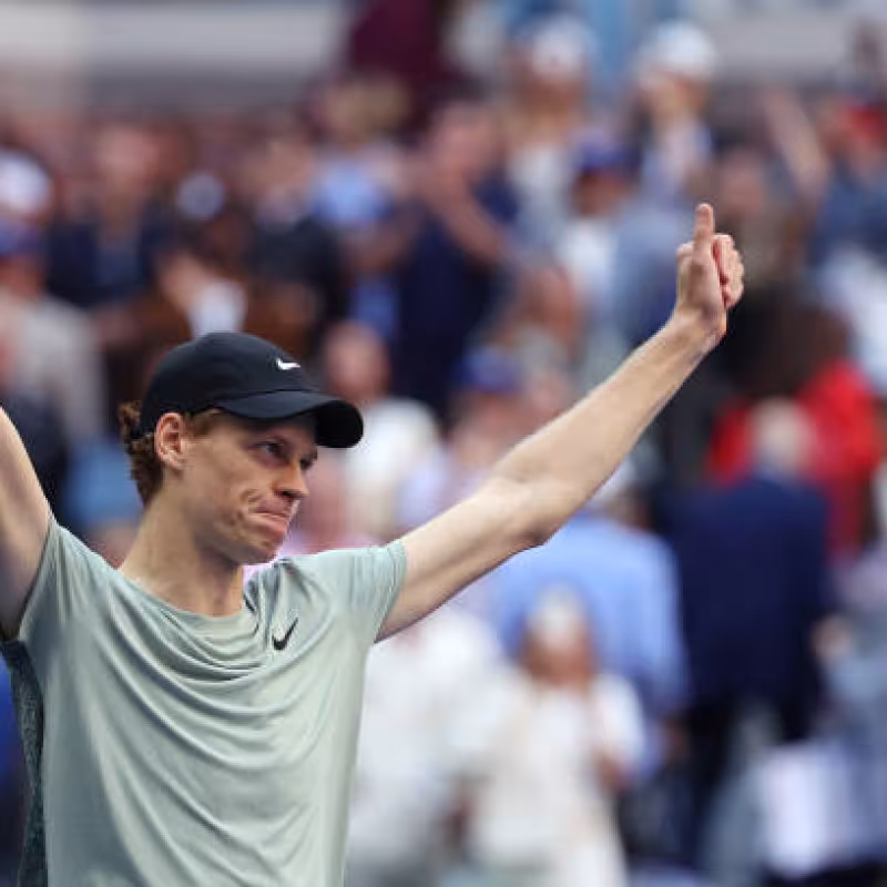 Jannik Sinner, speech as champion. Photo: gettyimages