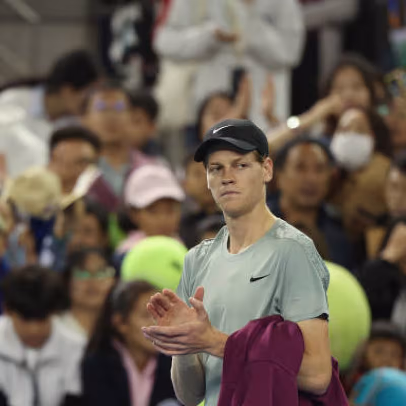 Jannik Sinner at the ATP in Beijing 2024. Photo: getty