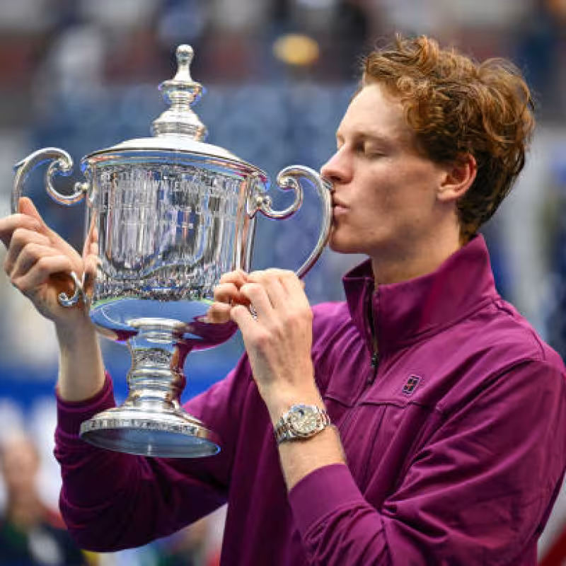 Jannik Sinner, ganador del US Open 2024. Foto: Getty