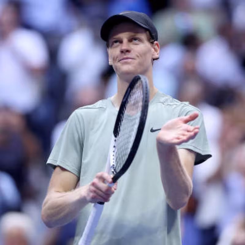 Jannik Sinner at the US Open 2024. Photo: getty