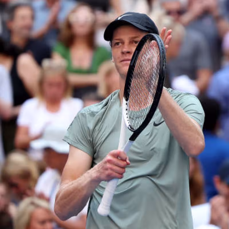 Jannik Sinner at the US Open 2024. Photo: Getty
