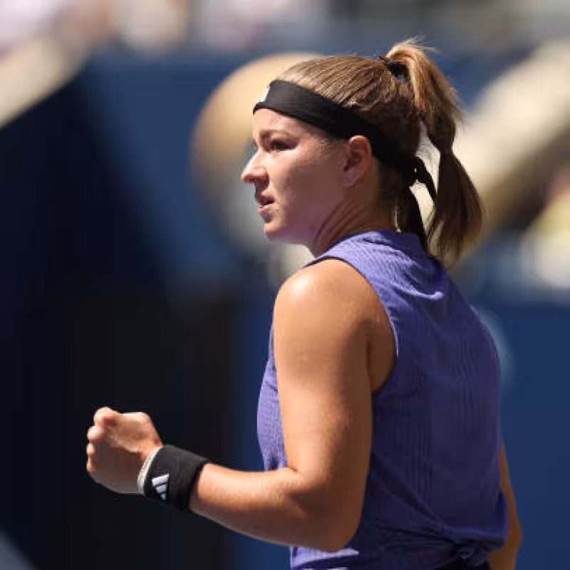 Karolina Muchova, semifinalist of the US Open 2024. Photo: Getty Images.