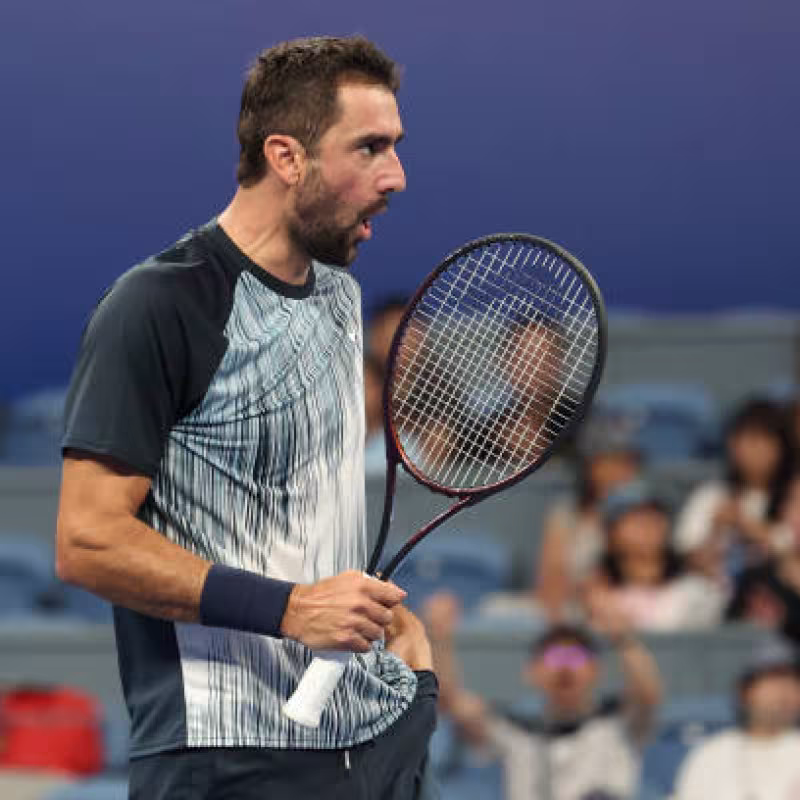 Marin Cilic, in Hangzhou 2024. Photo: Getty Images.