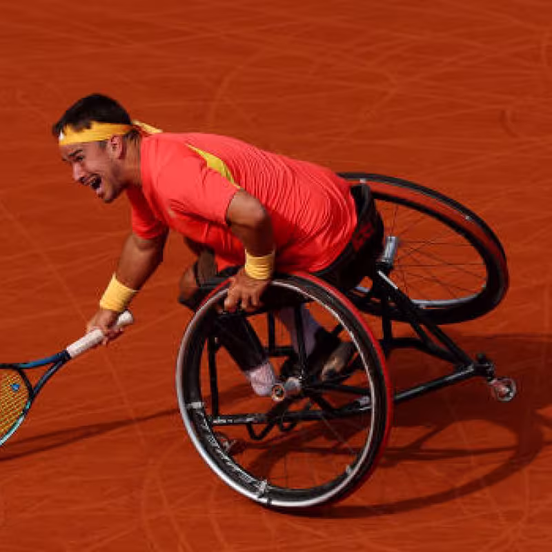 Martín de la Puente at the Paralympic Games in Paris 2024. Photo: Getty