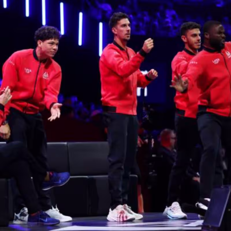 Bench of the Team World of the Laver Cup 2024. Photo: Getty