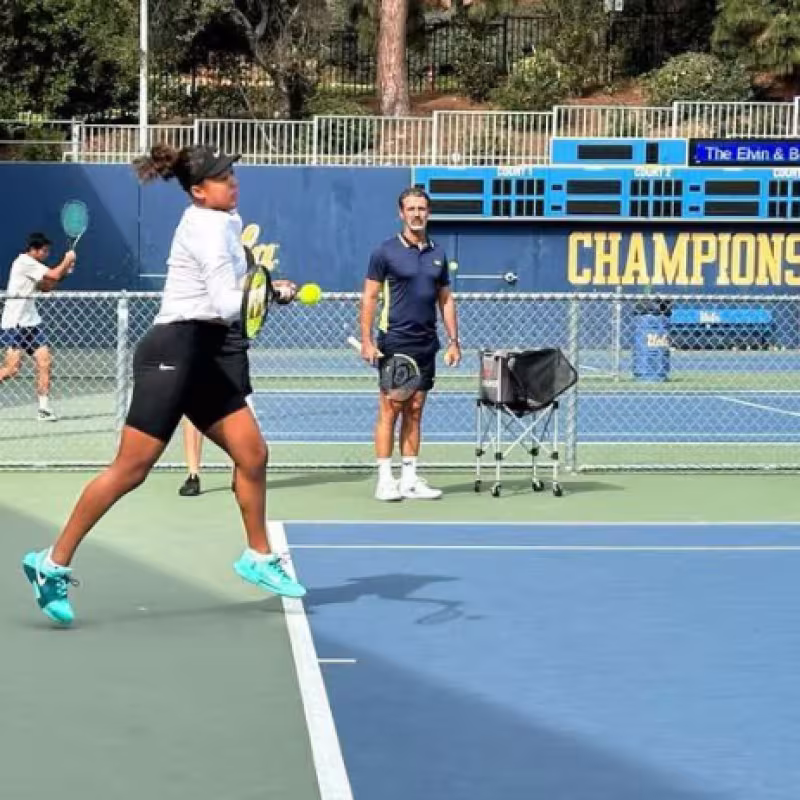 Naomi Osaka and Patrick Mouratoglou 2024. Photo: @thegreatestana
