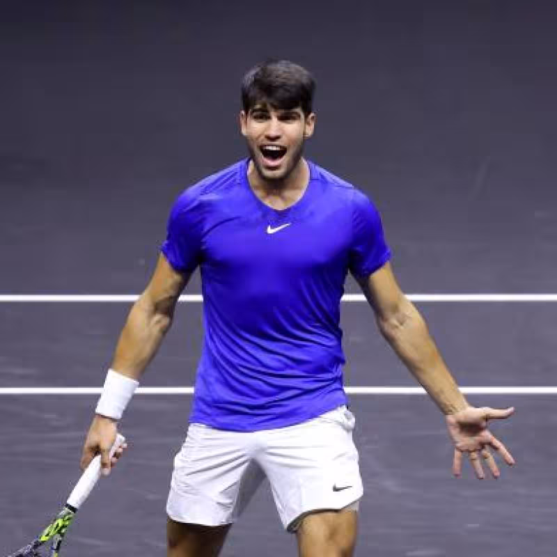 This is the possible draw for Carlos Alcaraz at the ATP Beijing 2024. Photo: Getty